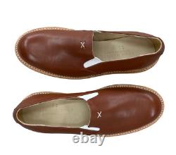 Noah Waxman Men's Size 11 Malibu Leather Slip-On Shoe Tan USA Made NWOT RARE