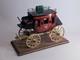 Oscar M. Cortes Wooden Overland Stagecoach Model Wells Fargo Co. Usa Hand Made
