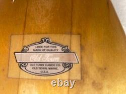 OUTSTANDING Rare MINT Vintage 60 OLD TOWN Kayak Canoe Wood Hand Made Paddle