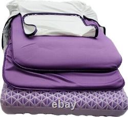 Original Purple Pillow with Two Boosters. Dimensions 24 in. L X 16 in. W X3 INCH