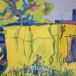 Original Signed Modernist Painting Southwest Arizona Southwestern Art Landscape