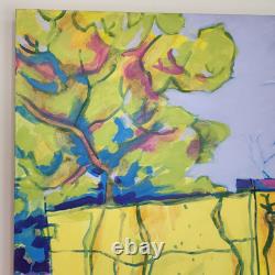 Original Signed Modernist Painting Southwest Arizona Southwestern Art Landscape