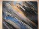 Original Hand-made Acrylic Pouring On Canvas Meteor Shower Glows In The Dark