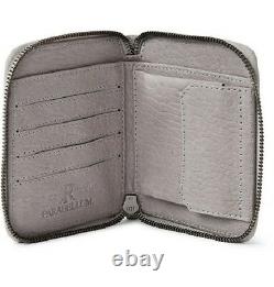 PARABELLUM Courier Zip-Around Leather Billfold Wallet $325 NWT Hand made in USA