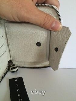 PARABELLUM Courier Zip-Around Leather Billfold Wallet $325 NWT Hand made in USA