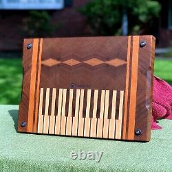 PIANO End Grain Cutting Board HANDMADE USA NJ