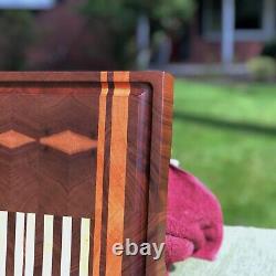 PIANO End Grain Cutting Board HANDMADE USA NJ