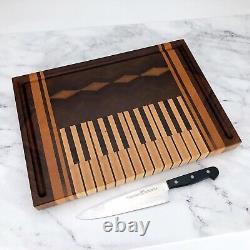 PIANO End Grain Cutting Board HANDMADE USA NJ