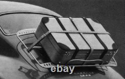 PORSCHE 356 Reutter Trunk Rack Leather Luggage Straps Hand Made in the USA Brown