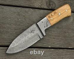 Personalized Hand forged Damascus Steel Hunting knife CLASSIC BOWIE KNIFE