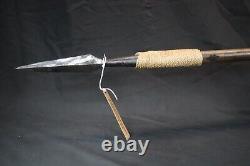 Personalized Handmade Sharp Harden Spear, 68 High Carbon Steel Functional Spear