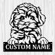 Personalized Maltipoo Metal Sign, Dog Owner Wall Art, Memorial Gift
