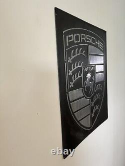 Porsche hand made cast metal sign