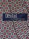Ralph Lauren Tie By Polo 100% Silk Hand Made Usa, Authentic, Red, Green