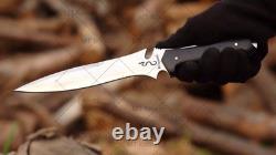 RE4 Jack Krauser Replica Knife Handmade D2 Steel Blade for Hunting & Display