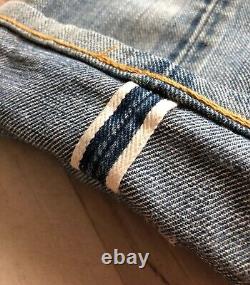 RRL, Slim Fit Japanese Selvedge Denim Light Wash, Men's Size 30x34, Made in USA