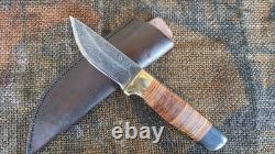 R&A Custom Handmade Knife USA High Carbon Steel Hunting Skinner Knife