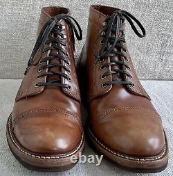 Rancourt Caramel Shell Cordovan Porter Boots Lactae Hevea Soles US 11 B ($750)