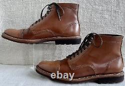 Rancourt Caramel Shell Cordovan Porter Boots Lactae Hevea Soles US 11 B ($750)