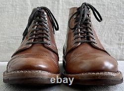 Rancourt Caramel Shell Cordovan Porter Boots Lactae Hevea Soles US 11 B ($750)