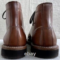 Rancourt Caramel Shell Cordovan Porter Boots Lactae Hevea Soles US 11 B ($750)