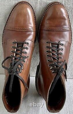 Rancourt Caramel Shell Cordovan Porter Boots Lactae Hevea Soles US 11 B ($750)