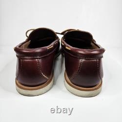 Rancourt & Co Dirigo Mens Size 10 Leather Boat shoe Hand made in Maine USA