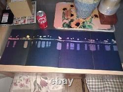 Rare ORIGINAL 1962 Eugene Feldman Lithograph Schuylkill Expressway at Night