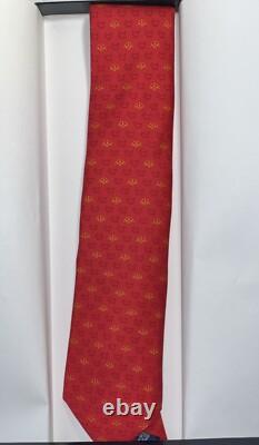 Rare Scotty Cameron Vineyard Vines Necktie Adult Red 100% Silk USA Hand Made NIB