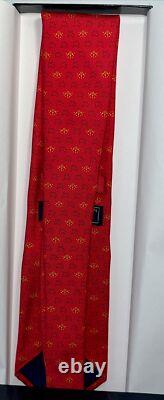 Rare Scotty Cameron Vineyard Vines Necktie Adult Red 100% Silk USA Hand Made NIB