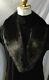Real Black Mink Fur Collar Men Women Detachable New Made In The Usa