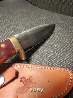 Real Custom Forged Large Fixed Blade Knife by LB (Larry Arnold). HEAVY