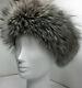 Real Silver Fox Headband New (made In The U. S. A.)
