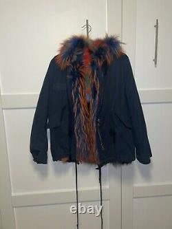 Reversible Hand Made Real Fur Parka Jacket