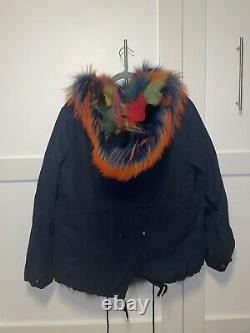 Reversible Hand Made Real Fur Parka Jacket