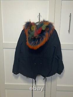 Reversible Hand Made Real Fur Parka Jacket