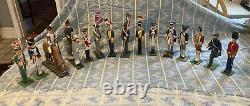 Revolutionary War Figures Hand Made Wood Marked Maybe Nh USA Military Cavalry