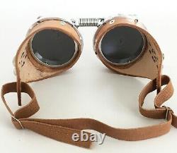 Road Vision Burner Hand Made in USA Steampunk Goggles Desert Dust Storm Burning