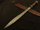 Roman Gladius Historical Custom Made Damascus Steel Blade, Dagger Warior Sword