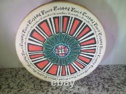Rusted Root 10 Hand Drum Vintage 90s 1998 Tour Worldbeat Rock Band Made In USA