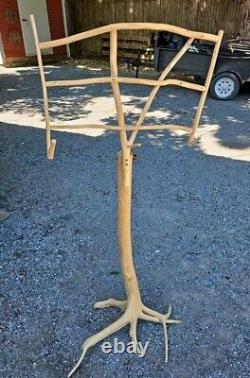 Rustic ADIRONDACK MADE DROFTWOOD FLOOR MUSIC STAND- OR SIDEWALK SIGN STAND