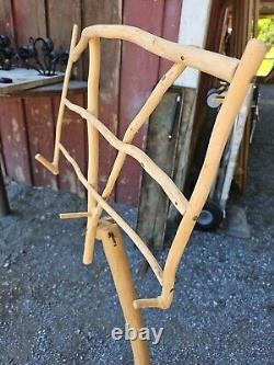 Rustic ADIRONDACK MADE DROFTWOOD FLOOR MUSIC STAND- OR SIDEWALK SIGN STAND