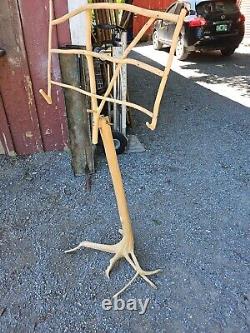 Rustic ADIRONDACK MADE DROFTWOOD FLOOR MUSIC STAND- OR SIDEWALK SIGN STAND