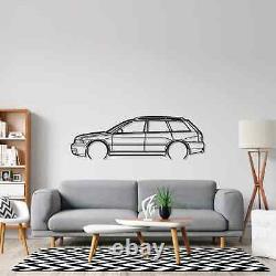 S4 Avant B5 Detailed Acrylic Silhouette Wall Art (Made In USA)