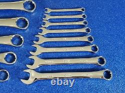 SK 13pc COMBINATION WRENCH SET 5/16 1 MADE IN USA SAE CLASSIC HAND TOOL LOT