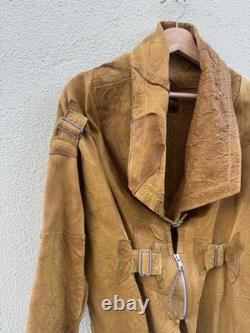 SUSAN RIEDWEG Leather Jacket Hand Made Southwestern VTG RARE USA