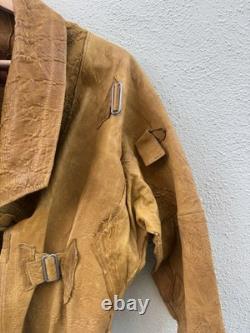 SUSAN RIEDWEG Leather Jacket Hand Made Southwestern VTG RARE USA