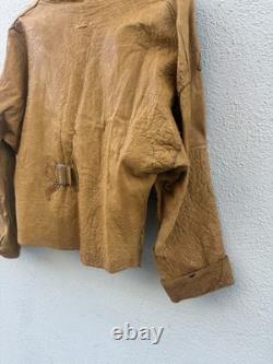 SUSAN RIEDWEG Leather Jacket Hand Made Southwestern VTG RARE USA