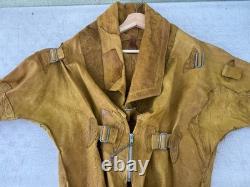 SUSAN RIEDWEG Leather Jacket Hand Made Southwestern VTG RARE USA