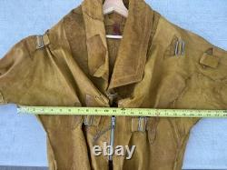 SUSAN RIEDWEG Leather Jacket Hand Made Southwestern VTG RARE USA
